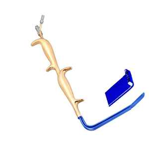 Retractor de Fibra Óptica Tebet para Cirugía Plástica, Doble Mango con Extremo Liso, Acero Inoxidable 18.5, para Cirugía General y de Senos - Product Image 4