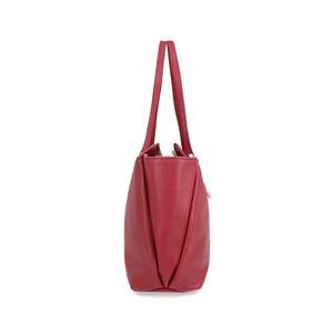 Bolso Tote de Cuero Rojo Premium con Correas Doradas, Bolso Clásico de Moda para Mujer, Proveedor Mayorista - Product Image 4