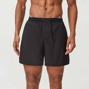 Men's Casual Woven 100% Cotton Breathable Shorts with Elastic Waist Closure Double <b>Layer</b> Summer Casual Men's Shorts For Sale - Product Image 6