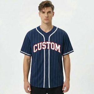 Diseña tu Propia Marca, Logotipo Personalizado, Uniformes de Béisbol para Hombre, Camisetas de Softbol de Manga Corta, Camisetas de Béisbol Extra Grandes para Hombre - Product Image 6