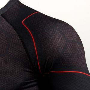 เสื้อกีฬาแขนยาวสำหรับผู้ชายเสื้อแรชบอร์ตดิจิตอลผ้าคอตตอน MMA BJJ สั่งผลิตได้ตาม100% - Product Image 4