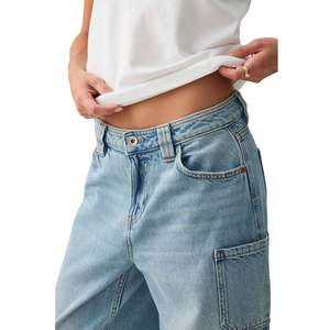 Nuevos Jeans de Mezclilla Anchos Personalizados para Mujer, Cintura Alta, Estilo Holgado, Streetwear, Fabricante Mayorista OEM ODM - Product Image 3