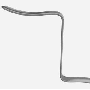 ชุดอุปกรณ์ดึงเข่า Doane Z-Knee Retractors สแตนเลสสตีล แบบใช้มือ ขนาด 6.5 นิ้ว ปลายสองด้าน 55 มม./75 มม. ปลายกว้าง 12 มม. คุณภาพสูง จำนวน 12 ชิ้น - Product Image 1