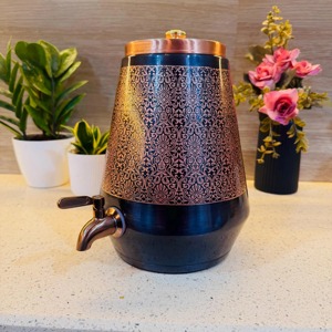 Distributeur d'eau en cuivre brillant, finition polie, aspect lisse, article en gros - Product Image 2