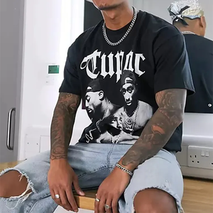 T-shirt décontracté pour homme, design personnalisé, 100% coton, respirant, manches courtes, confortable, broderie sur le devant, personnalisation de la marque - Product Image 1