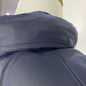 Veste coupe-vent imperméable décontractée pour homme, veste de pluie à vendre, fabricant OEM, logo brodé personnalisé, veste de pluie pour homme - Product Image 3