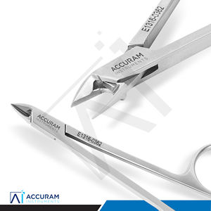 Accuram Pince à cuticules professionnelle type anneau, coupe-cuticules pour manucure et pédicure, en acier inoxydable, à mâchoires larges, outil de salon - Product Image 3