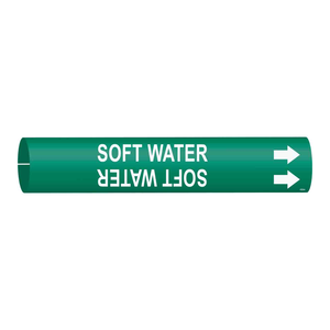 เครื่องหมายท่อแบบยืดหยุ่น Brady Soft Water Snap-On สำหรับการระบุท่อในอุตสาหกรรม - Product Image 2