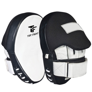 Mitaines de boxe professionnelles en cuir PU 2026 – Pads plats et incurvés pour l'entraînement MMA et les arts martiaux - Product Image 5