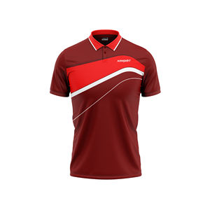 Polo de poliéster de secado rápido personalizable para hombres y mujeres, camisetas activas transpirables sin costuras para Pickleball Tennis, proveedor de Vietnam - Product Image 3