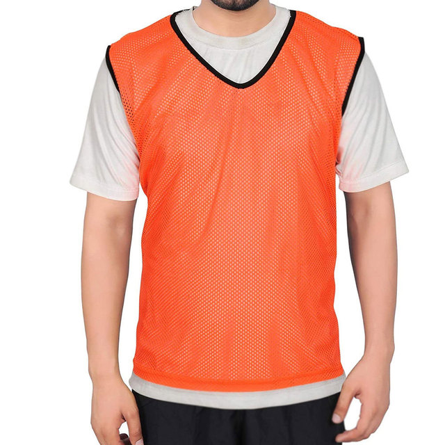Custom Team Name Winter Training Bib Soccer Scrimmage Vest High Visibility Mesh OEM Bulk Sialkot Factory Direct High Quality