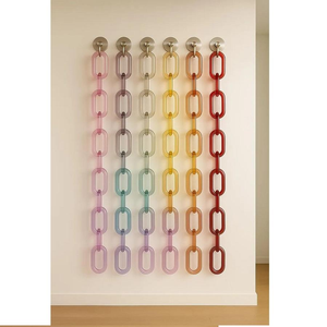 Handmade Resin Art Deco Wall Hanging Link Chain Modern Wall Art for Stylish Home and Office Birthday & Decor - Product Image 2