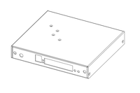 Casing Mini PC BL-N805-BLK Super Kecil 176*156*29mm Desain Anti-debu, Chassis Hitam Anodized, Pendingin untuk Soft Router PC