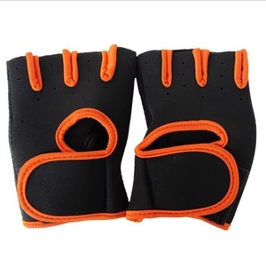 Guantes de seguridad deportivos y transpirables hasta la muñeca, negros con ribete naranja, morado, rojo y rosa para uso deportivo en primavera y verano - Product Image 3