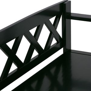 Amherst Black <b>Entryway</b> Storage <b>Bench</b> - Product Image 5