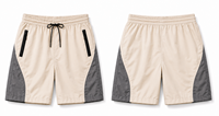 Ensemble short et veste coupe-vent légère à capuche en nylon pour homme – Tenue décontractée d'été personnalisable pour activités sportives et extérieures, séchage rapide