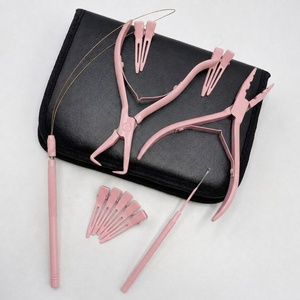 Kit d'outils pour extensions capillaires bicolores or et rose, testé à la main, outils de beauté personnalisés par TEEJAY INTERNATIONAL – Meilleures ventes - Product Image 5