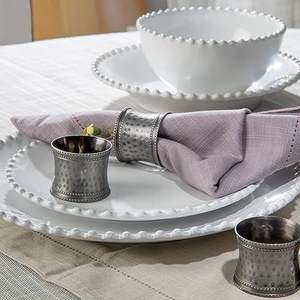 Anneau de serviette en métal argenté pour mariages, hôtels, fêtes – Support décoratif pour serviettes de table - Product Image 2