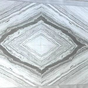 Chapa de piedra de mármol 100% natural, color negro hielo, flexible, delgada, moderna, para revestimiento decorativo de paredes. - Product Image 1