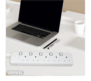 Materiales de Ingeniería que Pueden Prevenir Incendios de Forma Efectiva, Serie Yamatik BETA, Disponibles en Stock, Regleta de Alimentación de 5m Tipo UK con Protección Contra Sobrecargas - Product Image 4