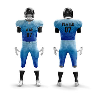 Maillot de football américain pour homme adulte, personnalisé, respirant, 100 % polyester, grande taille, séchage rapide, imprimé par transfert thermique, antibactérien, anti-UV - Product Image 1