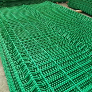 An ninh hàng rào kim loại vườn hàng rào Bảng điều chỉnh thép ngoài trời 3D cong hàn dây lưới hàng rào - Product Image 6