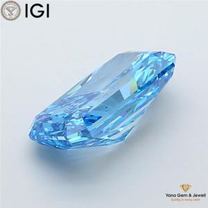 Diamante Cultivado en Laboratorio con Certificado IGI, 4.00 Quilates, Corte Radiante, Claridad VS2, Color Azul Intenso, Ideal para Joyería Fina - Product Image 6