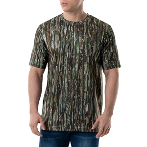 T-shirt formel à manches longues coupe classique pour homme en coton tricoté à motif uni - Product Image 5