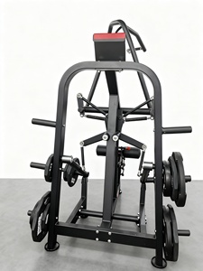 Máquina de remo con carga de placas <span class=keywords><strong>para</strong></span> ejercitar hombros, brazos <span class=keywords><strong>y</strong></span> músculos centrales, tipo Super Lat Pulldown <span class=keywords><strong>y</strong></span> Low Row Trainer - Product Image 3