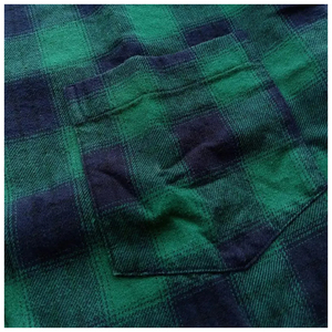 OEM Long Sleeve Plaid Flannel Shirt Custom Made Checked Gradient Color Casual <b>Button</b> Down Turn down Collar Flannel Shirt Men - Product Image 6