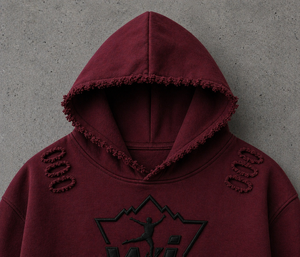Sudadera Casual Lavada para Hombre, Estilo Distressed, Básica, Oversize, de Algodón, Urbana, Premium, Streetwear, Conjunto de Ropa Cómoda - Product Image 4
