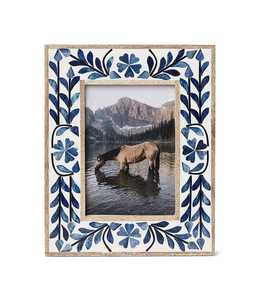 Designer Bone Resin Inlay Photo <b>Frame</b> Handmade <b>White</b> Rhythm Pattern Decorative Display for Contemporary Home Decor - Product Image 6