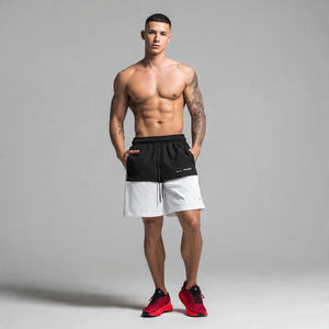 Compression 2 in 1 Shorts Men Workout Fitness Wear Double <b>Layer</b> Shorts High Drawstring Waist Athletic 2 In 1 Shorts Men's - Product Image 6