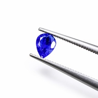 Piedra Suelta de Tanzanita Azul Vívida 100% Natural, Corte Pera 4x5mm, 0.22 Ct, Grado AAA, Corte Excelente, Cambio de Color, para Colgante, Anillo o Collar