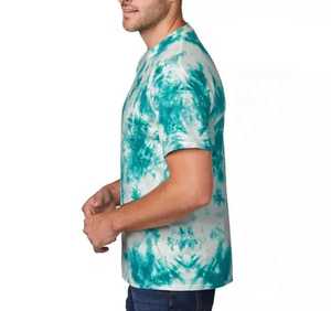 Camiseta de Hombre Tie Dye con Lavado Ácido, Nueva Colección al por Mayor, Moderna y Duradera, Ropa para el Hogar, Verano, 100% Algodón - Product Image 4
