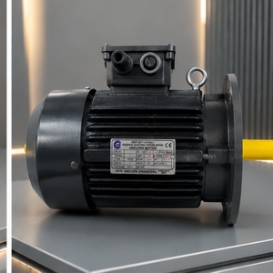 Motor Eléctrico Industrial de Inducción de Servicio Pesado Montado en Brida con Caja de Terminales y Eje de Transmisión para Equipos de Fábrica - Product Image 6