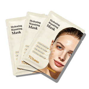 Masque facial hydratant pour une peau éclatante, masque en feuille hydratant, éclaircissant, lumineux et radieux - Product Image 1
