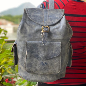 Mochila de Cuero de Gamuza Auténtica Personalizada, Bolso para Ordenador Portátil de Lujo, OEM, ODM, 2024, Nueva Llegada, Fabricantes de Mujeres - Product Image 3