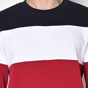 Premium Quality Men <b>Sweatshirt</b> 100% Cotton Solid <b>Sweatshirt</b> Customised Logo Printing Casual Wear <b>Sweatshirt</b> with panel <b>work</b> - Product Image 2