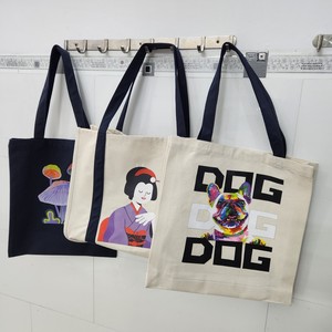 High-Definition CMYK Printing 12oz Organic Canvas Cotton (Eco-Friendly) Viet Nam <b>Tote</b> bag In Recycled Paper Sleeve OPP Bag - Product Image 1