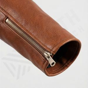 Vestes en cuir pour hommes NAI-0482A, vente en gros, manteaux de moto, vêtements d'extérieur tendance, vêtements de protection pour la conduite, couleur personnalisée - Product Image 6