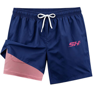 Reinforced <b>Stitching</b> 2 In 1 Gym Shorts For Men's High Quality Elastic Waistband <b>Hand</b> And <b>Machine</b> Washable Custom Color Shorts - Product Image 1