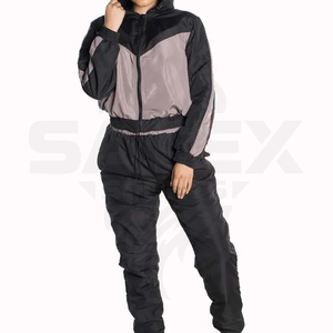 Solid Color Windbreaker Waterproof <b>Wind</b> <b>Breaker</b> Jacket Unisex Windbreaker Jacket and Pants Sets Breathable Nylon Tracksuits - Product Image 4