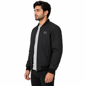 Custom Men's Bomber <b>Jacket</b> Wholesale Custom Lightweight Zip Up Windproof Outerwear OEM ODM Private Label Men's <b>Jackets</b> Supplier - Product Image 4