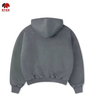 Sweat à capuche pour homme Ryan Pro Gear avec logo personnalisé sur le devant, 100% coton molletonné, coupe classique, hiver, offre ODM - Product Image 5