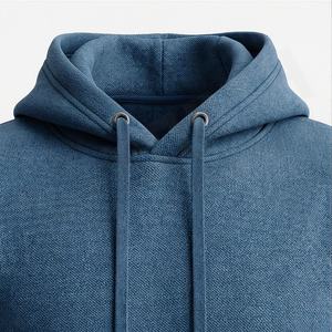 Sweat-shirt à capuche personnalisé imprimé et brodé, uni, en molleton de coton chaud, coupe oversize, pour hommes et femmes, couleur personnalisable - Product Image 4