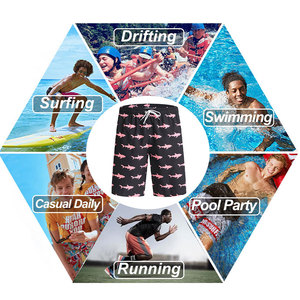 Short de bain décontracté taille basse pour hommes, grande taille, pour la plage et l'été, vente en gros - Product Image 5