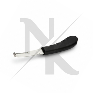 Professional Grade Reusable Wide Blade Hoof Knife Right <b>Handed</b> 304 Stainless Steel Surgical Veterinary Farrier Tool Horse Nafko - Product Image 2