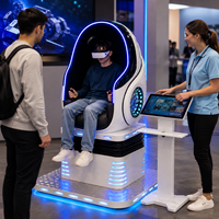 Silla de Cine con Forma de Huevo 360, Simulador de Videojuegos, Simulador de Vuelo, Máquina de Realidad Virtual 9D