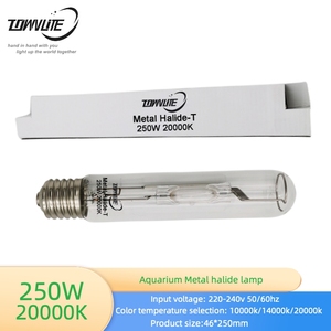Lámpara de Haluro Metálico para <span class=keywords><strong>Acuario</strong></span> de Alta Eficiencia Lumínica, Tubo Recto T46 250W/400W 20000K, Lámpara para Cultivo de Corales Marinos - Product Image 6